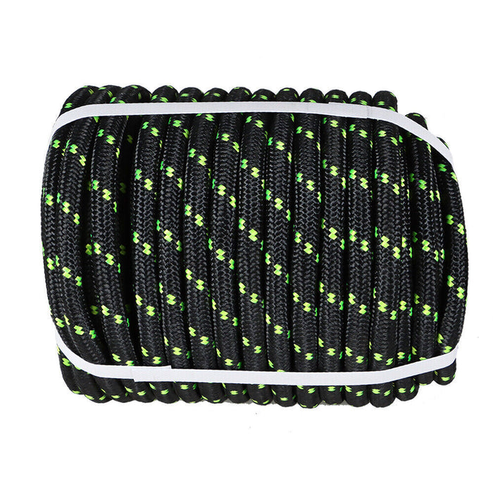 DURAFORCE 1/2" × 200' Bull Rope Double Braid Polyester Rope 6180Lbs Breaking Strength