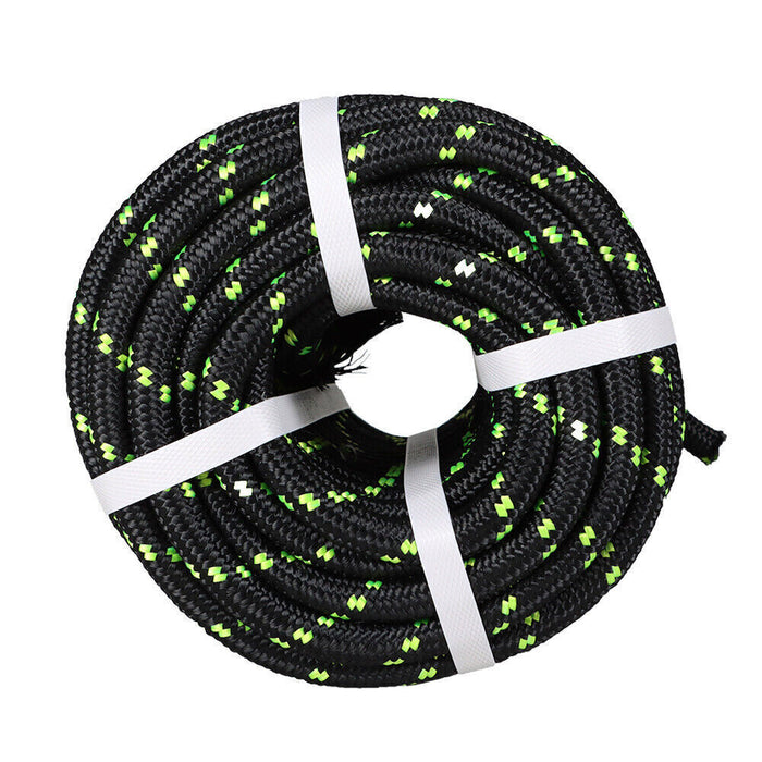 DURAFORCE 1/2" × 200' Bull Rope Double Braid Polyester Rope 6180Lbs Breaking Strength