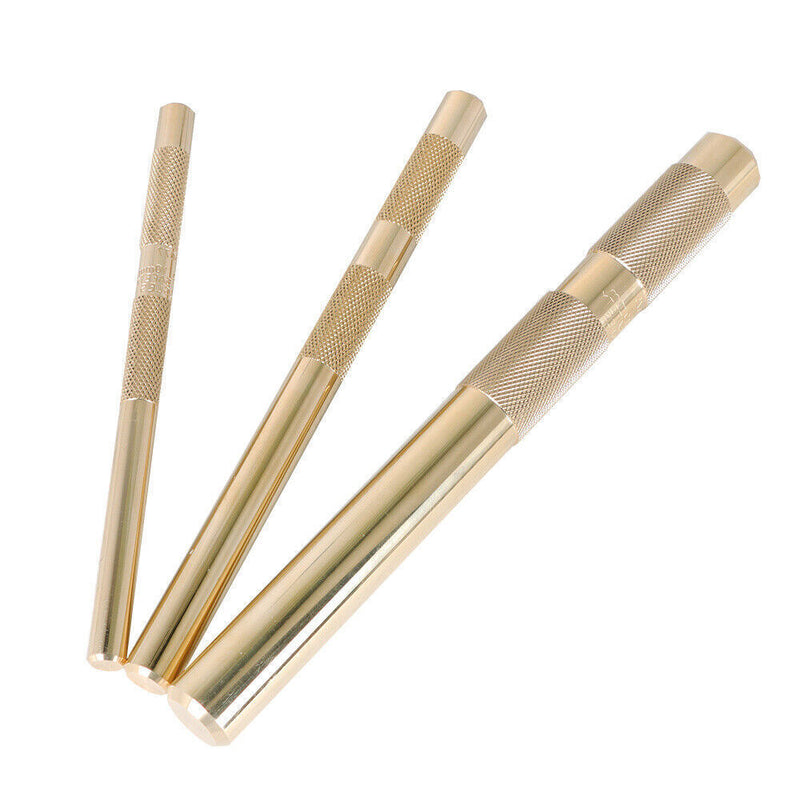 DURAFORCE Brass Drift Punch Set 3 Pc Replace for 61360 3/8" to 3/4"