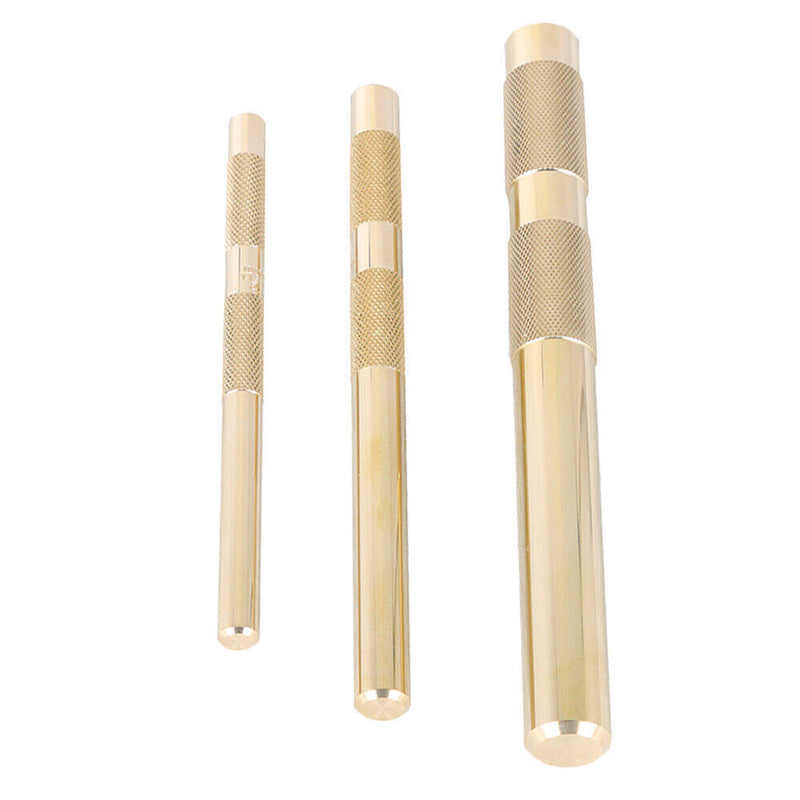 DURAFORCE Brass Drift Punch Set 3 Pc Replace for 61360 3/8" to 3/4"