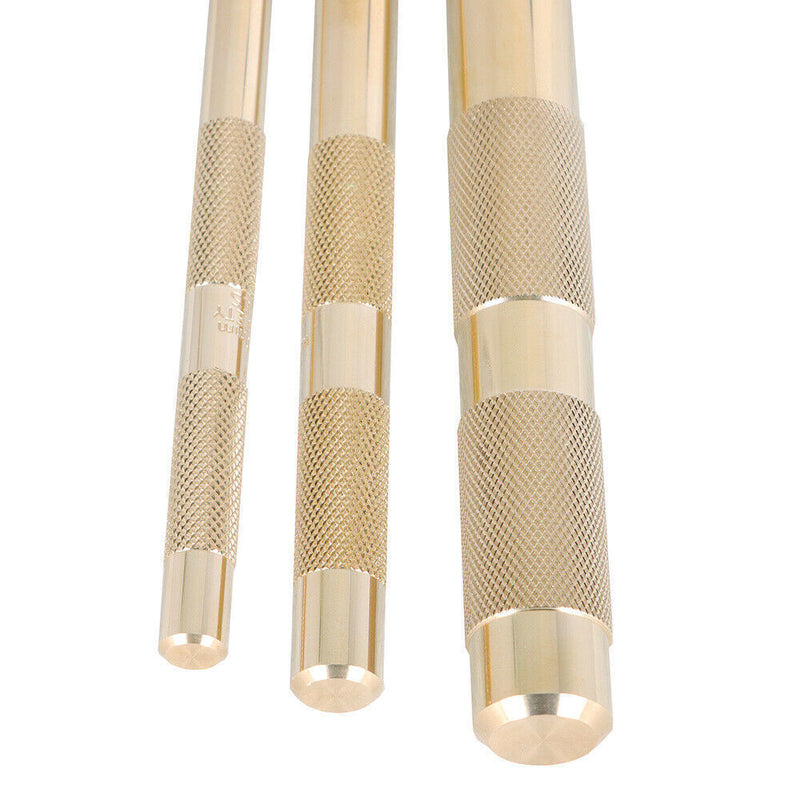 DURAFORCE Brass Drift Punch Set 3 Pc Replace for 61360 3/8" to 3/4"