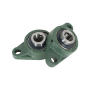 DURAFORCE 4PCS UCFL204-12 Solid Pillow Block Flange Mounted Bearing 3/4" Bore 2 Bolt