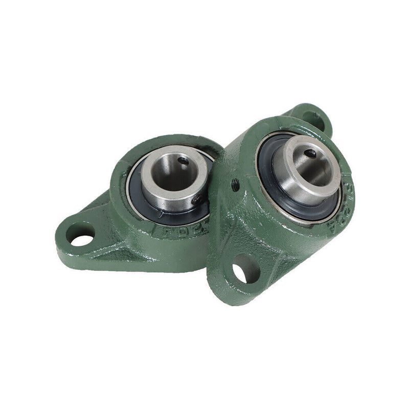 DURAFORCE 4PCS UCFL204-12 Solid Pillow Block Flange Mounted Bearing 3/4" Bore 2 Bolt