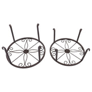 DURAFORCE 5 Pack Metal Plant Stand For Outdoor Indoor Plants Heavy Duty Flower Pot Stands