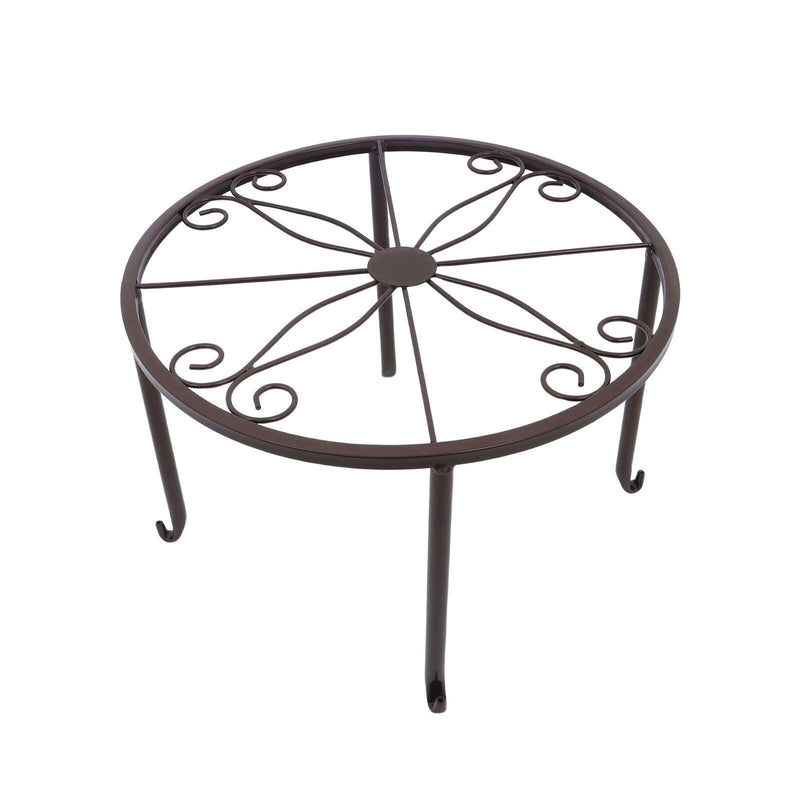 DURAFORCE 5 Pack Metal Plant Stand For Outdoor Indoor Plants Heavy Duty Flower Pot Stands