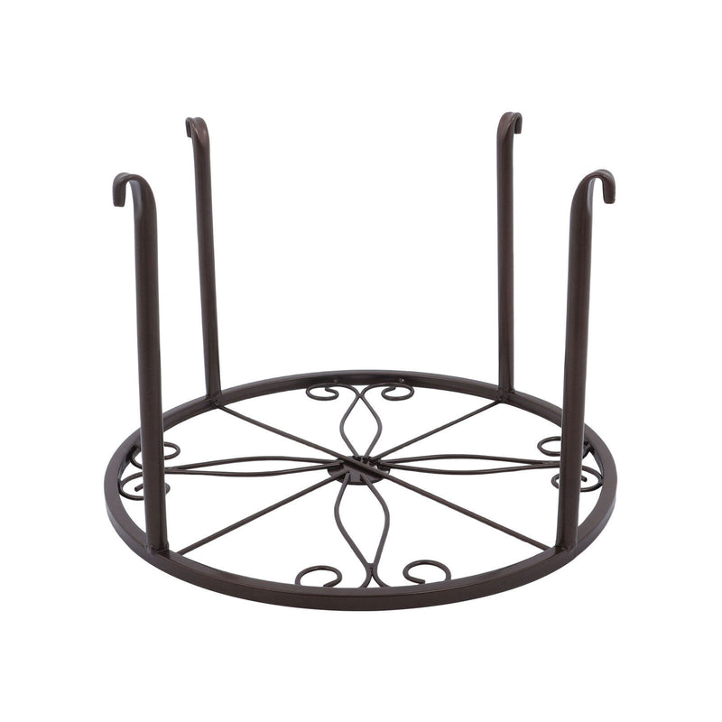 DURAFORCE 5 Pack Metal Plant Stand For Outdoor Indoor Plants Heavy Duty Flower Pot Stands