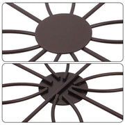 DURAFORCE 5 Pack Metal Plant Stand For Outdoor Indoor Plants Heavy Duty Flower Pot Stands