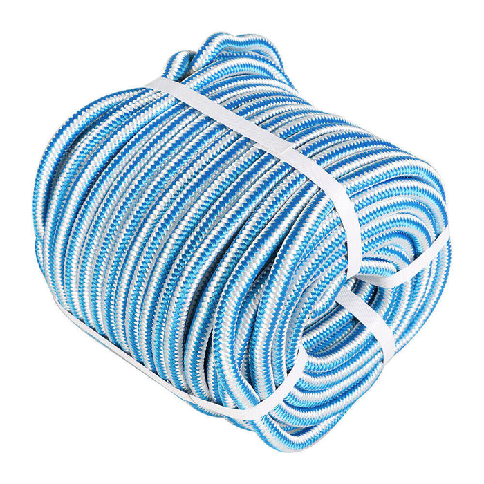 DURAFORCE 1/2" × 150' Arborist Tree Climbing Rope 16 Strand Braided Nylon Core Polyester