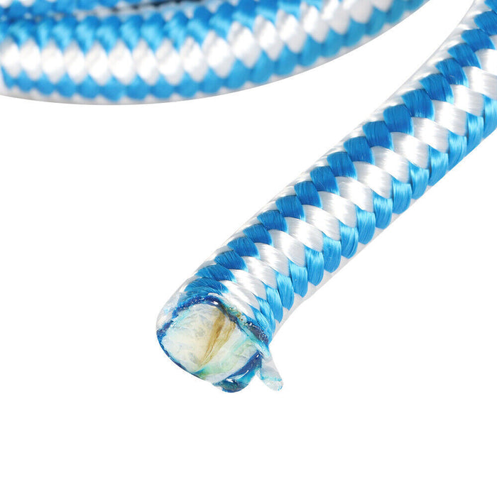 DURAFORCE 1/2" × 150' Arborist Tree Climbing Rope 16 Strand Braided Nylon Core Polyester