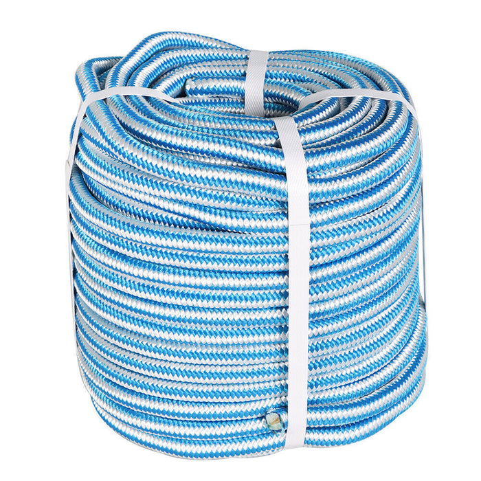 DURAFORCE 1/2" × 150' Arborist Tree Climbing Rope 16 Strand Braided Nylon Core Polyester