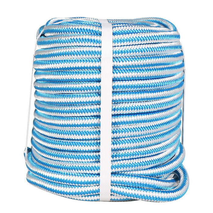 DURAFORCE 1/2" × 150' Arborist Tree Climbing Rope 16 Strand Braided Nylon Core Polyester