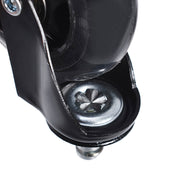DURAFORCE 3 INCH Heavy Duty Office Chair Caster Rubber Swivel Wheels Replacement Set 5 PCS