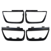 DURAFORCE Rear Black For 2010-2013 Chevy Camaro LT LS SS Tail Light Bezel Covers