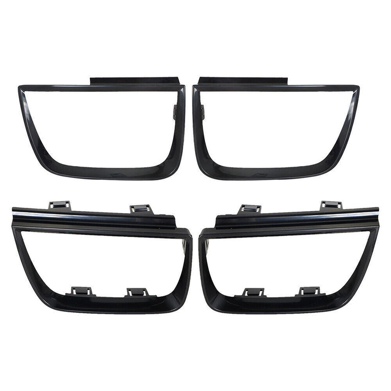 DURAFORCE Rear Black For 2010-2013 Chevy Camaro LT LS SS Tail Light Bezel Covers