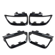 DURAFORCE Rear Black For 2010-2013 Chevy Camaro LT LS SS Tail Light Bezel Covers