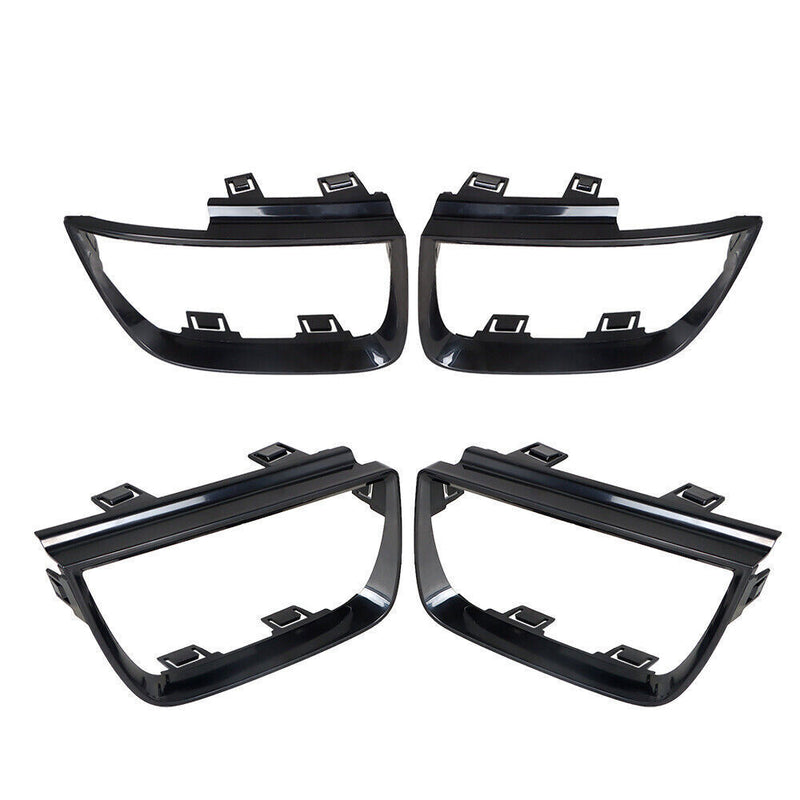 DURAFORCE Rear Black For 2010-2013 Chevy Camaro LT LS SS Tail Light Bezel Covers