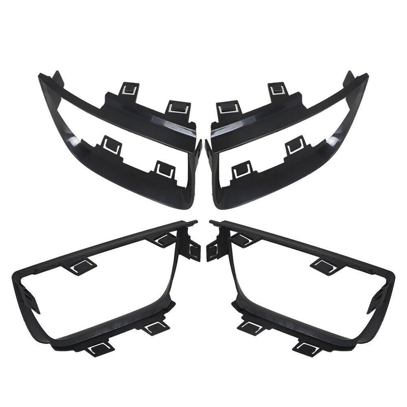 DURAFORCE Rear Black For 2010-2013 Chevy Camaro LT LS SS Tail Light Bezel Covers