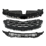 DURAFORCE Front Bumper Grille Lower Set Black Plastic For 2015 Chevrolet Cruze