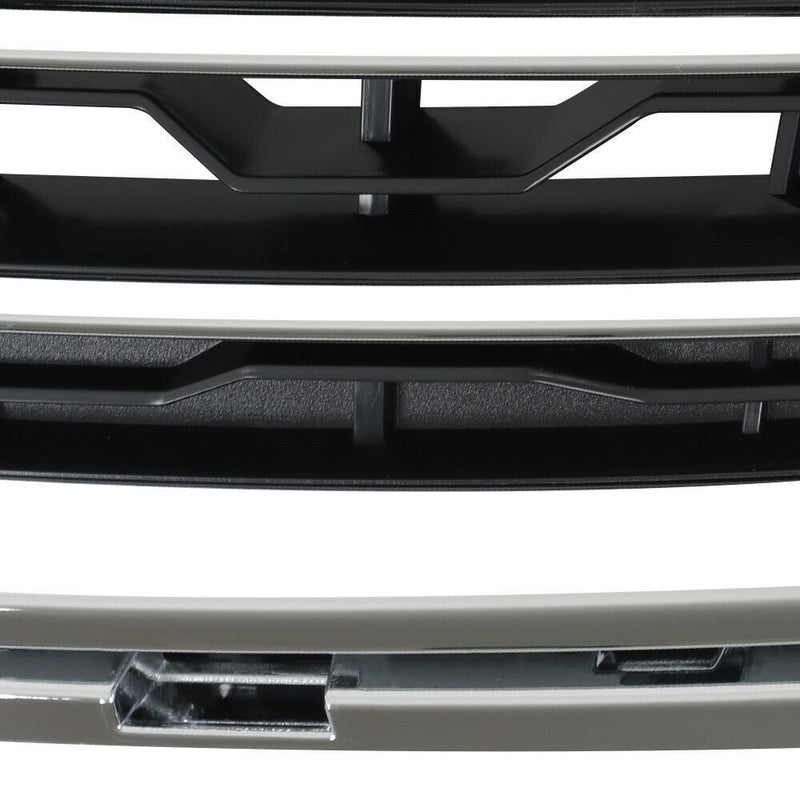 DURAFORCE Front Bumper Grille Lower Set Black Plastic For 2015 Chevrolet Cruze