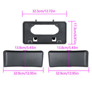 DURAFORCE Bumper Guards Pads Front + License Plate Frame Bracket For 09-14 Ford