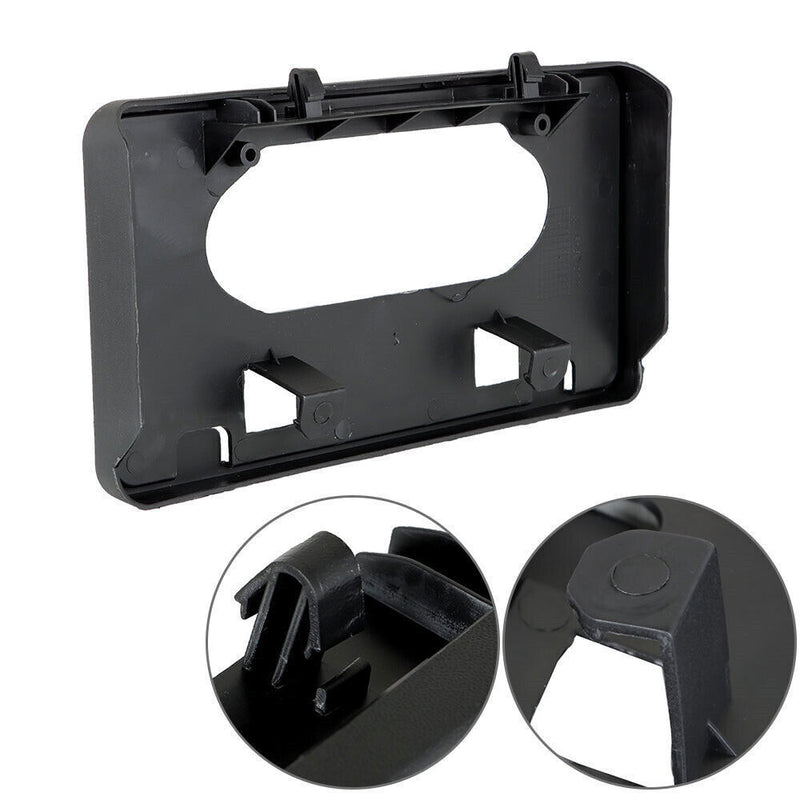 DURAFORCE Bumper Guards Pads Front + License Plate Frame Bracket For 09-14 Ford