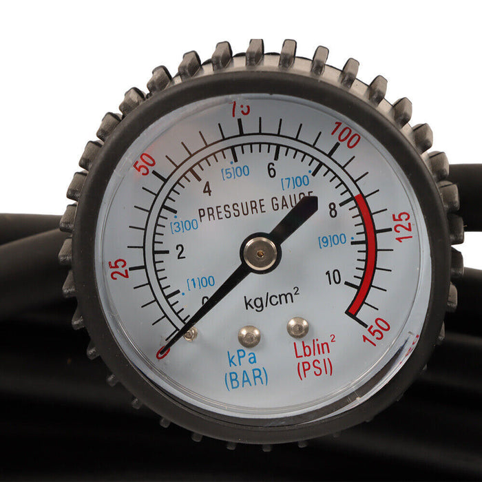 DURAFORCE 12V Portable Inflator For 4x4 Vehicle Tires RV Heavy Duty Dual Cylinder