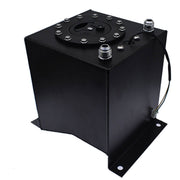 DURAFORCE Fuel Cell Gas Tank+level Sender Racing Black Aluminum 2.5 Gallon/10L