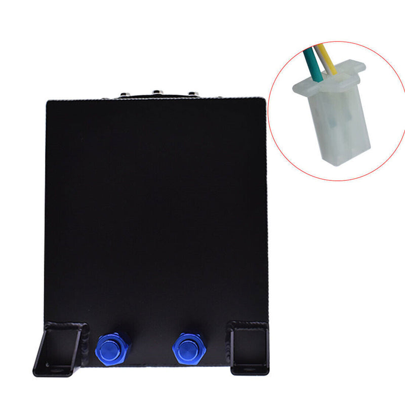 DURAFORCE Fuel Cell Gas Tank+level Sender Racing Black Aluminum 2.5 Gallon/10L