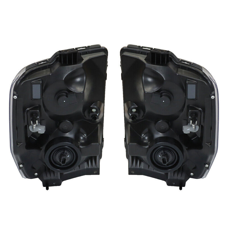 DURAFORCE Right+Left Headlights For 2008-2014 Ford E150 E250 E350 E450 F650 F750