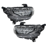DURAFORCE Right+Left Headlights For 2016-2021 Honda Civic Full LED DRL Clear Lens