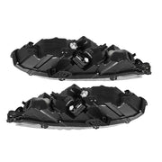 DURAFORCE Right+Left Headlights For 2016-2021 Honda Civic Full LED DRL Clear Lens
