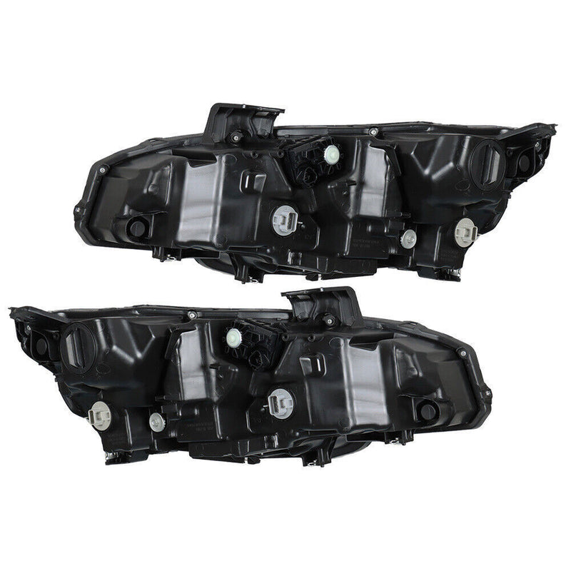 DURAFORCE Right+Left Headlights For 2016-2021 Honda Civic Full LED DRL Clear Lens