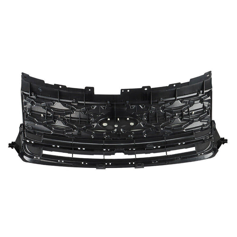 DURAFORCE Front Upper Grille For 2018-2019 Ford Explorer Limited XLT Chrome&Black