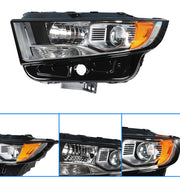 DURAFORCE Driver Left Headlight For 2015-18 Ford Edge SE|SEL|Titanium Halogen Lamp