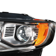 DURAFORCE Driver Left Headlight For 2015-18 Ford Edge SE|SEL|Titanium Halogen Lamp