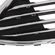 DURAFORCE Front Bumper Upper Grille With Fog Light Set For 2015 2016-2018 Ford Focus