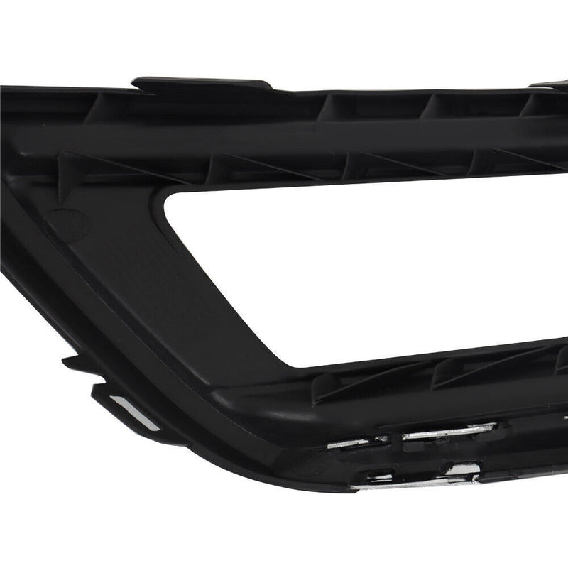 DURAFORCE Front Bumper Upper Grille With Fog Light Set For 2015 2016-2018 Ford Focus