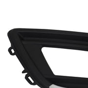 DURAFORCE Front Bumper Upper Grille With Fog Light Set For 2015 2016-2018 Ford Focus