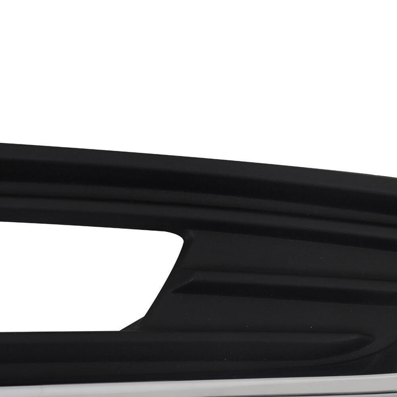 DURAFORCE Front Bumper Upper Grille With Fog Light Set For 2015 2016-2018 Ford Focus