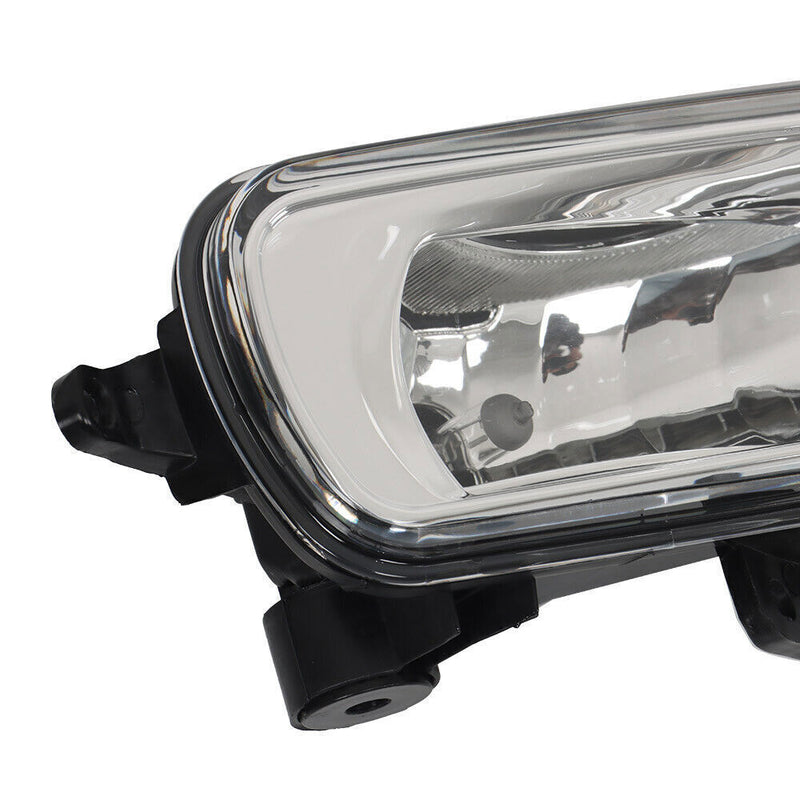 DURAFORCE Front Bumper Upper Grille With Fog Light Set For 2015 2016-2018 Ford Focus