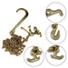 DURAFORCE 2× 5/16''x10' Transport Tow Chain J Hook Long Shank w/ Grab Hook G70