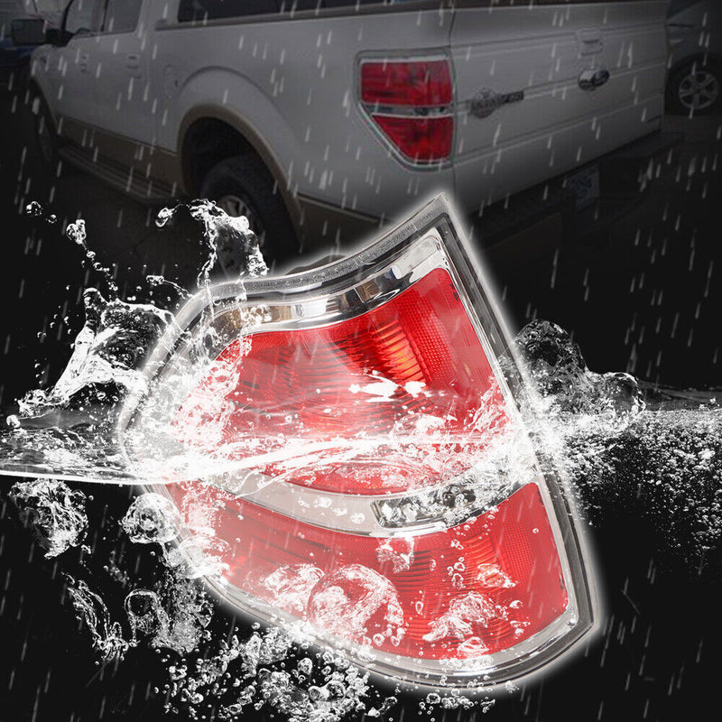 DURAFORCE Rear Left Side Tail Lights For 2009 2010 2011-2014 Ford F-150 Halogen