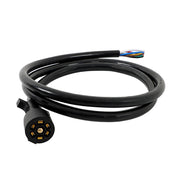 DURAFORCE 7-Pin Trailer Plug Cord Wire Cable 6 ft 7 Prong Trailer Light Wiring Connector