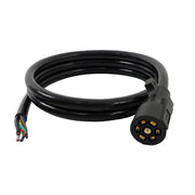 DURAFORCE 7-Pin Trailer Plug Cord Wire Cable 6 ft 7 Prong Trailer Light Wiring Connector