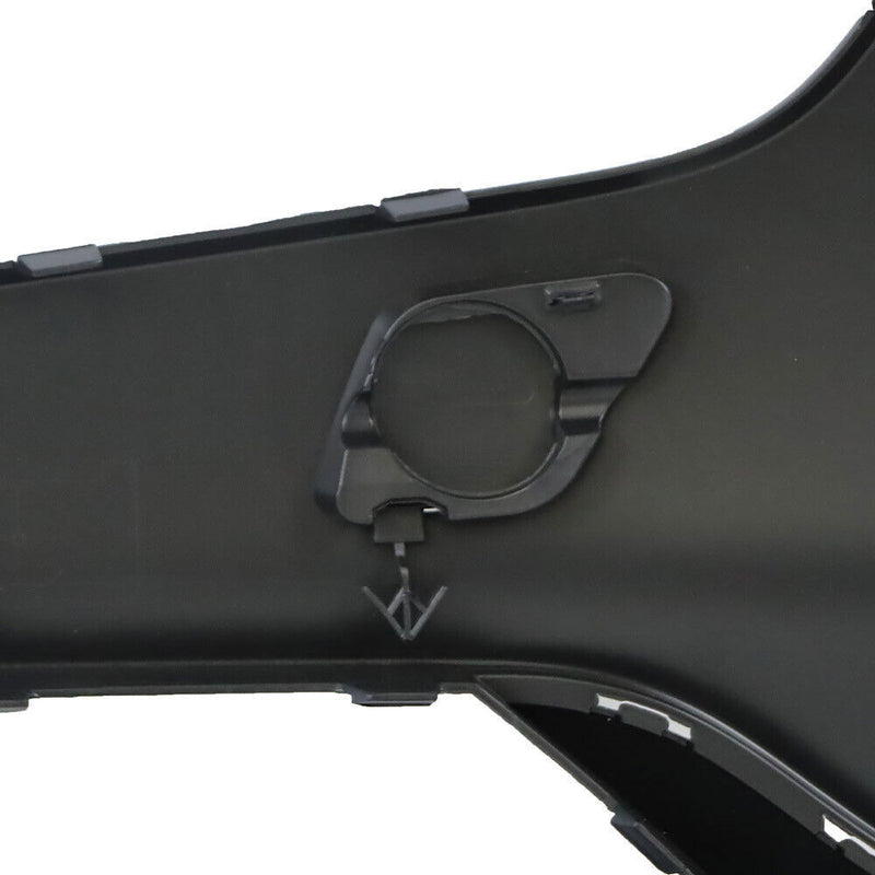DURAFORCE Front Bumper Cover For 2019-2020 Ford Fusion With Tow Hook Hole Plastics