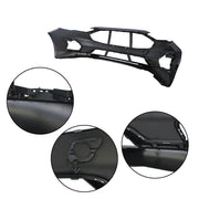 DURAFORCE Front Bumper Cover For 2019-2020 Ford Fusion With Tow Hook Hole Plastics