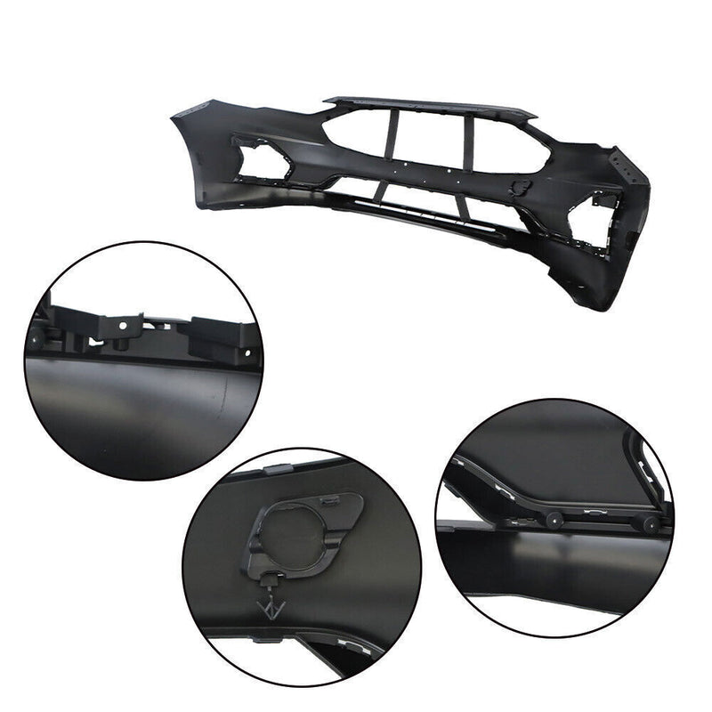 DURAFORCE Front Bumper Cover For 2019-2020 Ford Fusion With Tow Hook Hole Plastics
