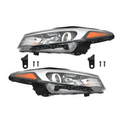 DURAFORCE Right+Left Headlight For 2017-2018 Kia Forte Forte5 Halogen W/o LED