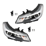 DURAFORCE Right+Left Headlight For 2017-2018 Kia Forte Forte5 Halogen W/o LED