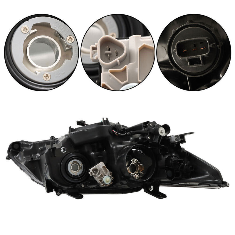 DURAFORCE Left Headlight For 2013-2015 Lexus ES300H ES350 HID/Xenon Assembly LH